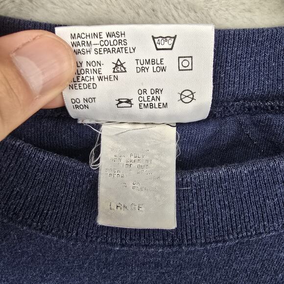 Vintage Notre Dame Sweatshirt Mens Large Fighting Irish Team Edition Apparel 90s - Picture 6 of 12